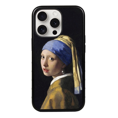Famous Art Case for iPhone 15 Pro Max (Vermeer - Girl with Pearl Earring) 
