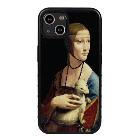 Famous Art Case for iPhone 14 Plus (da Vinci - The Lady with an Ermine) 
