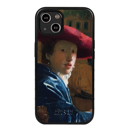 Famous Art Case for iPhone 14 Plus (Vermeer - Girl with Red Hat) 
