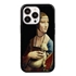 Famous Art Case for iPhone 14 Pro (da Vinci - The Lady with an Ermine) 
