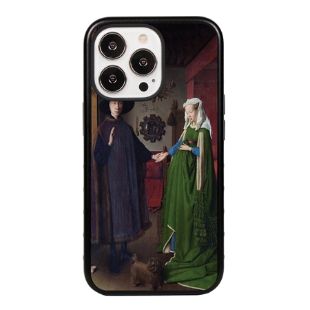 Famous Art Case for iPhone 14 Pro (Van Eyck - Arnolfini Portrait) 

