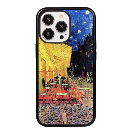 Famous Art Case for iPhone 14 Pro (Van Gogh - Café Terrace at Night) 
