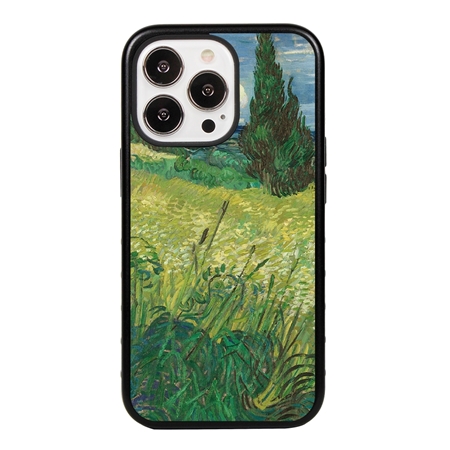 Famous Art Case for iPhone 14 Pro (Van Gogh - Green Field) 
