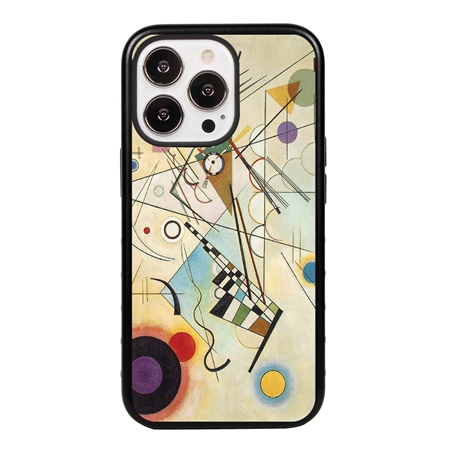 Famous Art Case for iPhone 14 Pro (Kandinsky - Composition 8) 
