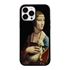 Famous Art Case for iPhone 14 Pro Max (da Vinci - The Lady with an Ermine) 
