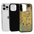 Famous Art Case for iPhone 14 Pro Max (Klimt - The Kiss) 
