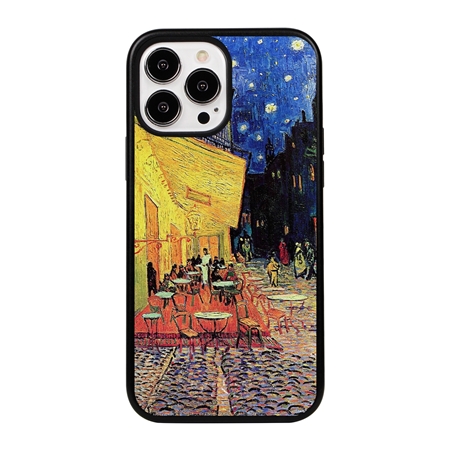 Famous Art Case for iPhone 14 Pro Max (Van Gogh - Café Terrace at Night) 
