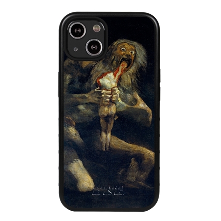Famous Art Case for iPhone 13 Mini (de Goya - Saturno Devouring his Son) 
