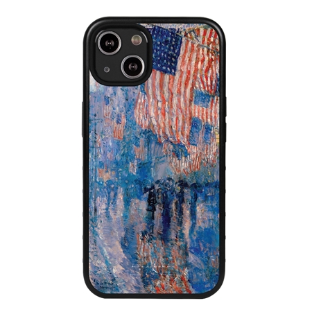 Famous Art Case for iPhone 13 Mini (Hassam - The Avenue in The Rain) 
