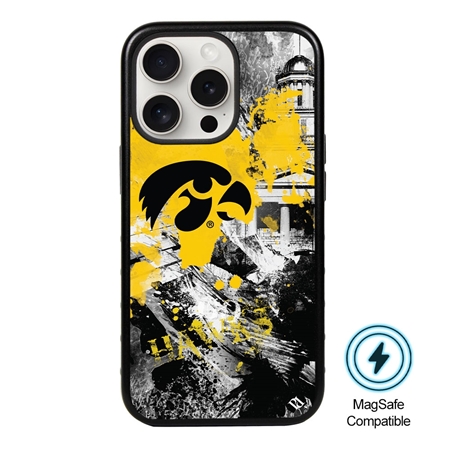Guard Dog MagSafe Iowa Hawkeyes PD Spirit Case for iPhone 15 Pro Max
