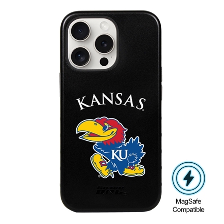 Guard Dog MagSafe Kansas Jayhawks Logo Case for iPhone 15 Pro Max
