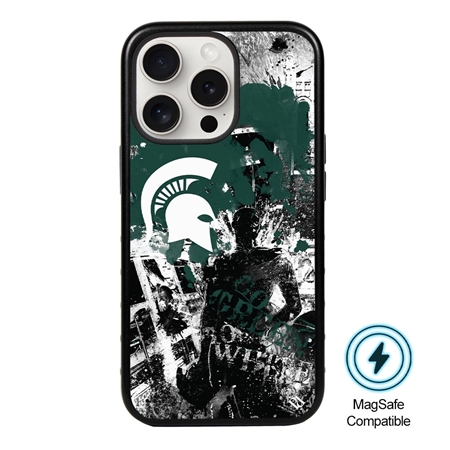 Guard Dog MagSafe Michigan State Spartans PD Spirit Case for iPhone 15 Pro Max
