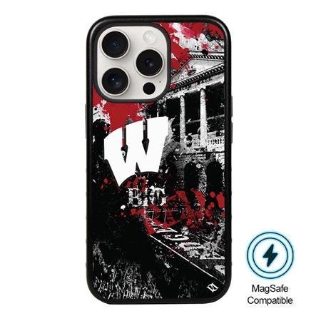 Guard Dog MagSafe Wisconsin Badgers PD Spirit Case for iPhone 15 Pro Max
