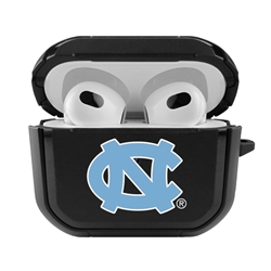 
North Carolina Tar Heels Black Cover for Apple Airpods (3rd Generation) Case