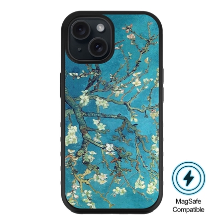 Famous Art MagSafe Case for iPhone 15 Plus (Van Gogh - Branches with Almond Blossoms) 
