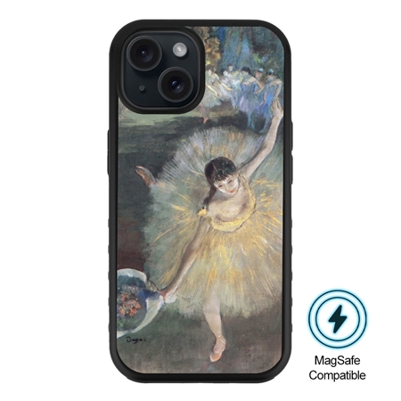 Famous Art MagSafe Case for iPhone 15 (Degas - Fin d'arabesque) 
