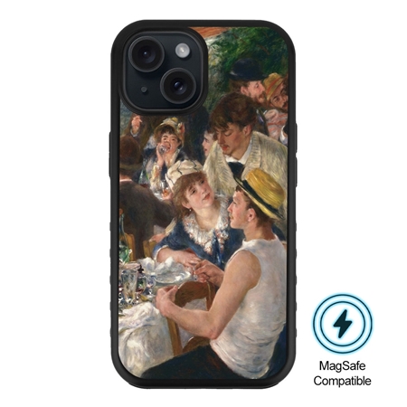 Famous Art MagSafe Case for iPhone 15 (Renoir - Luncheon of The Boating Party) 
