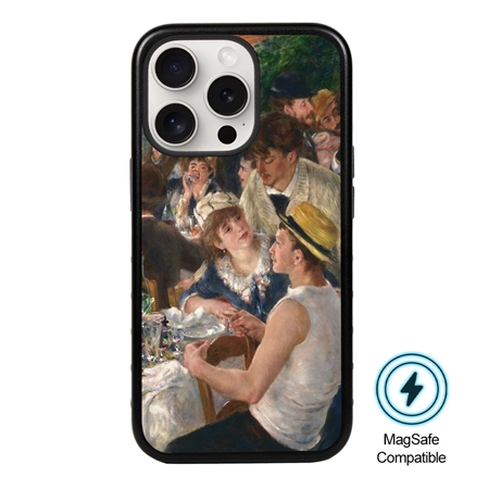 Famous Art MagSafe Case for iPhone 15 Pro Max (Renoir - Luncheon of The Boating Party) 
