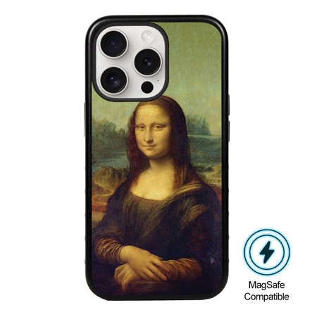 Famous Art MagSafe Case for iPhone 15 Pro (da Vinci - Mona Lisa) 
