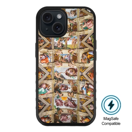Famous Art MagSafe Case for iPhone 15 Plus (Rafael - Sistine Chapel) 
