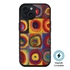 Famous Art MagSafe Case for iPhone 15 Plus (Kandinsky - Squares with Concentric Rings) 
