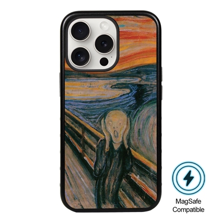Famous Art MagSafe Case for iPhone 15 Pro (Munch - The Scream) 
