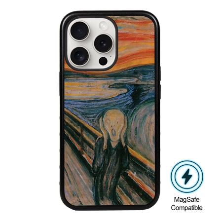 Famous Art MagSafe Case for iPhone 15 Pro Max (Munch - The Scream) 
