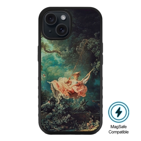 Famous Art MagSafe Case for iPhone 15 Plus (Fragonard - The Swing) 
