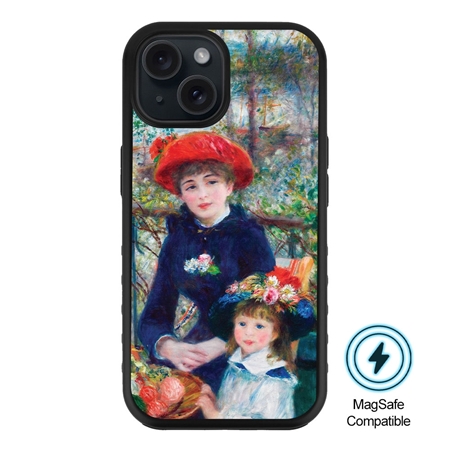 Famous Art MagSafe Case for iPhone 15 (Renoir - Two Sisters) 
