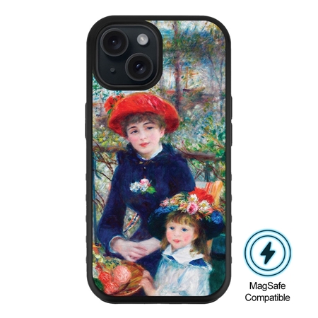 Famous Art MagSafe Case for iPhone 15 Plus (Renoir - Two Sisters) 
