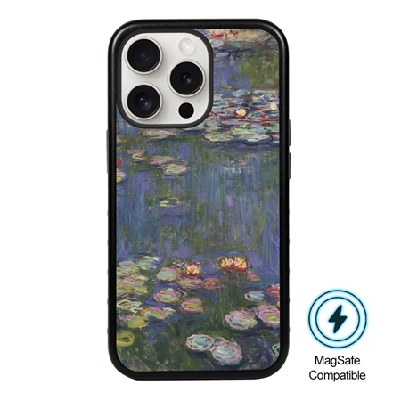 Famous Art MagSafe Case for iPhone 15 Pro Max (Monet - Water Lilies) 

