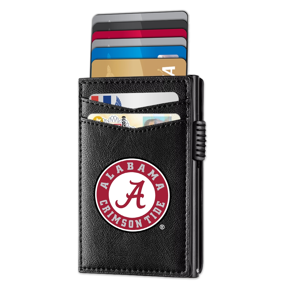 Alabama Crimson Tide Genuine Leather Pop-Up Wallet
