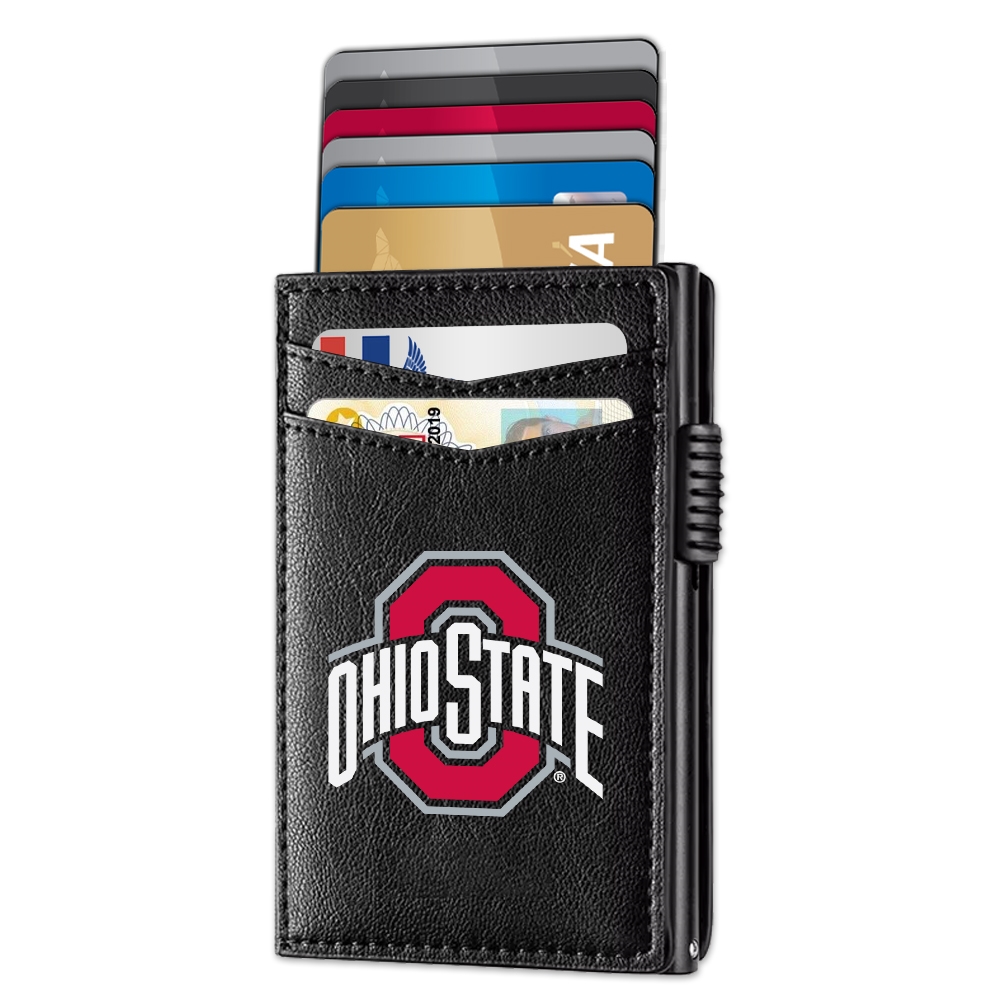 Ohio State Buckeyes Genuine Leather Pop-Up Wallet